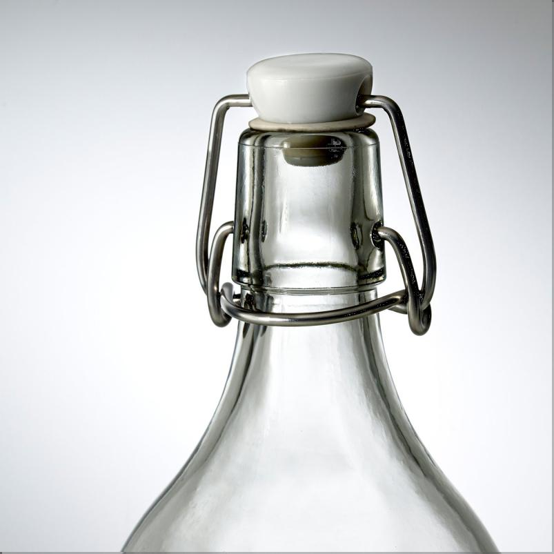 KORKEN コルケン ボトル ふた付き - クリアガラス 0.5L