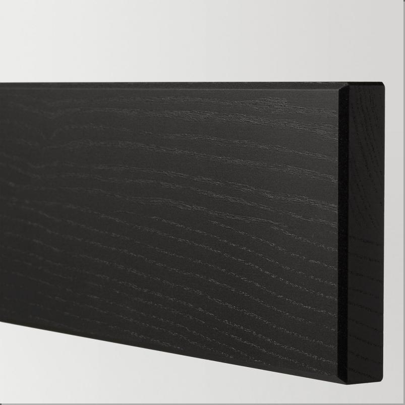 LERHYTTAN レルヒッタン 引き出し前部 - ブラックステイン 40x10cm