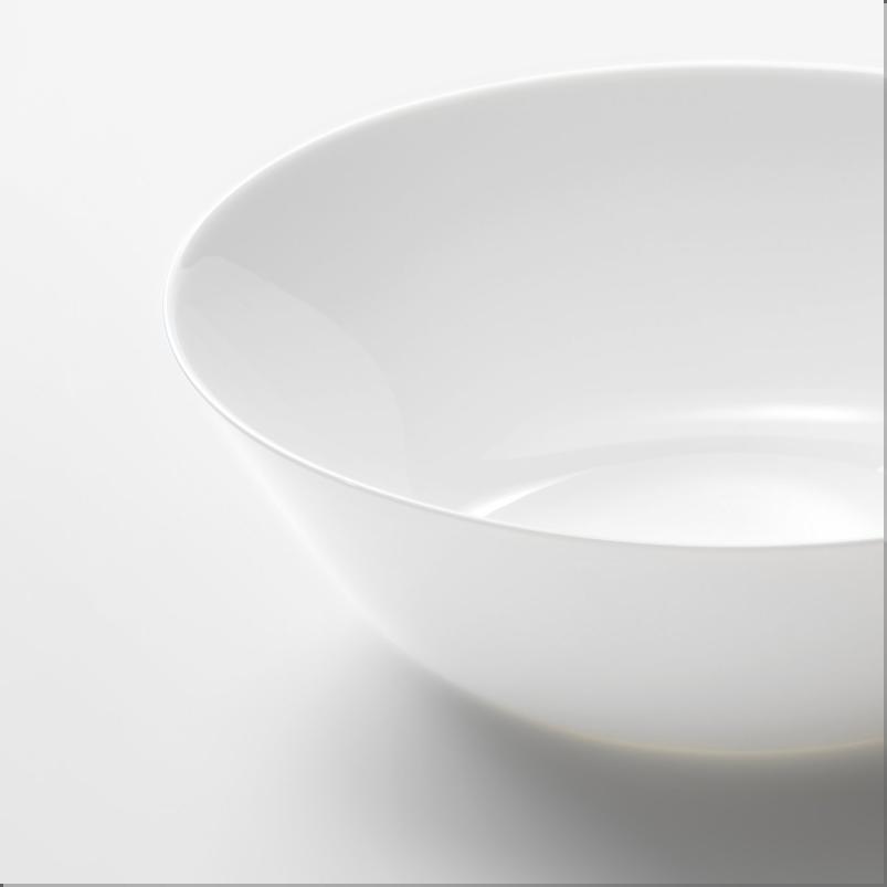OFTAST オフタスト サービングボウル - ホワイト 23cm