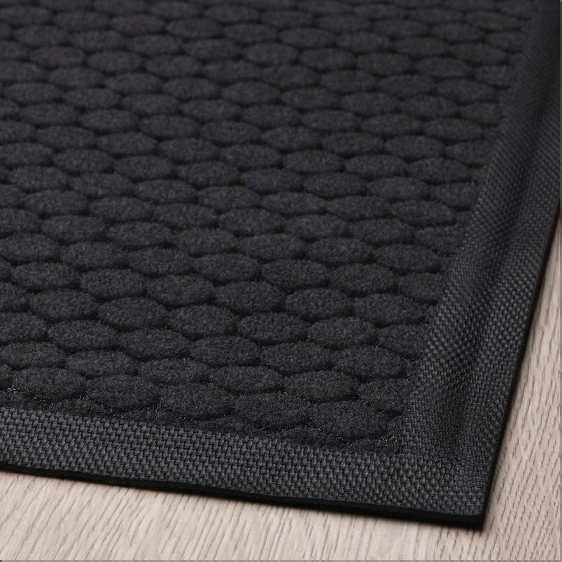 VATTENVERK ヴァッテンベルク 玄関マット 室内用 - ダークグレー 60x90cm