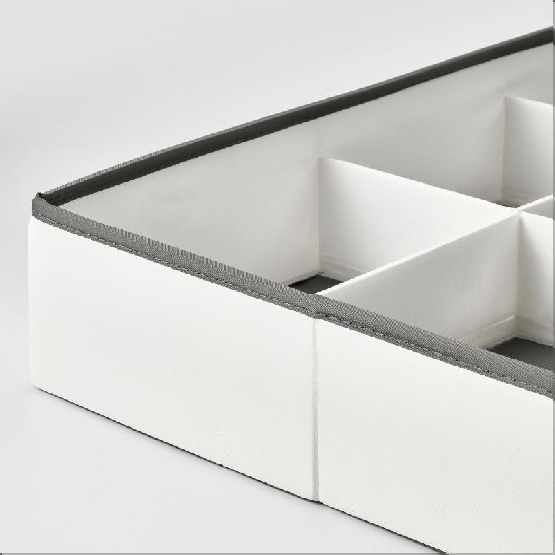 JATTEBJORN イェッテビョーン オーガナイザー - ホワイト/グレー 50x35x9cm