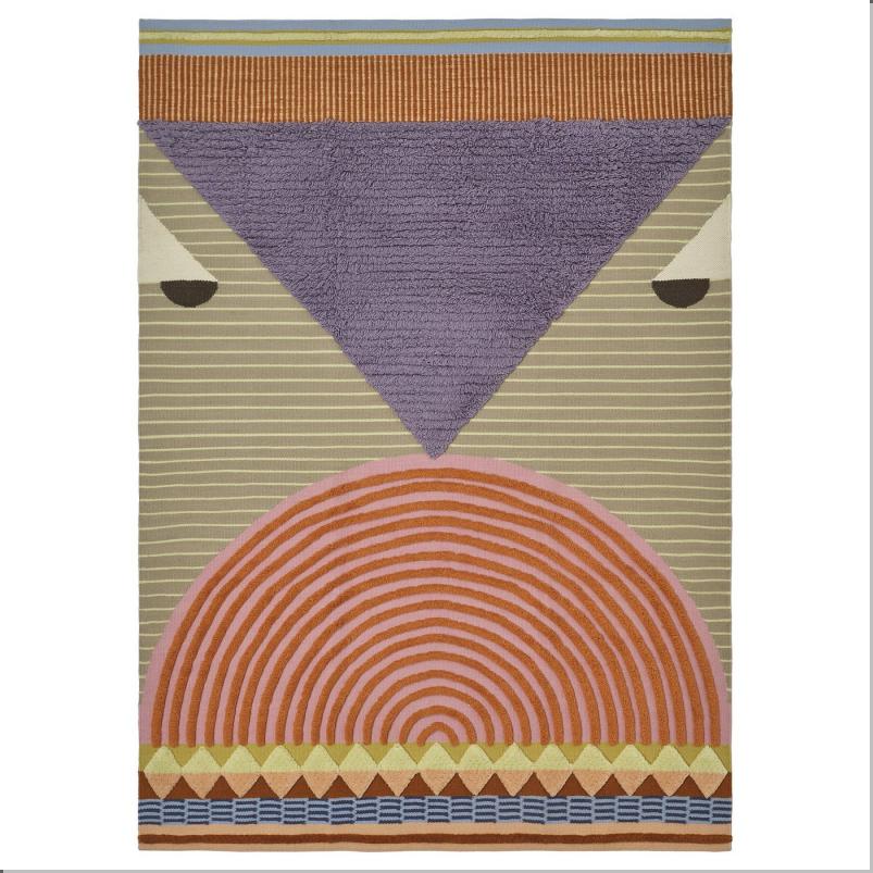 OMMJANGE オッミェンゲ ラグ 平織り - マルチカラー 140x200cm