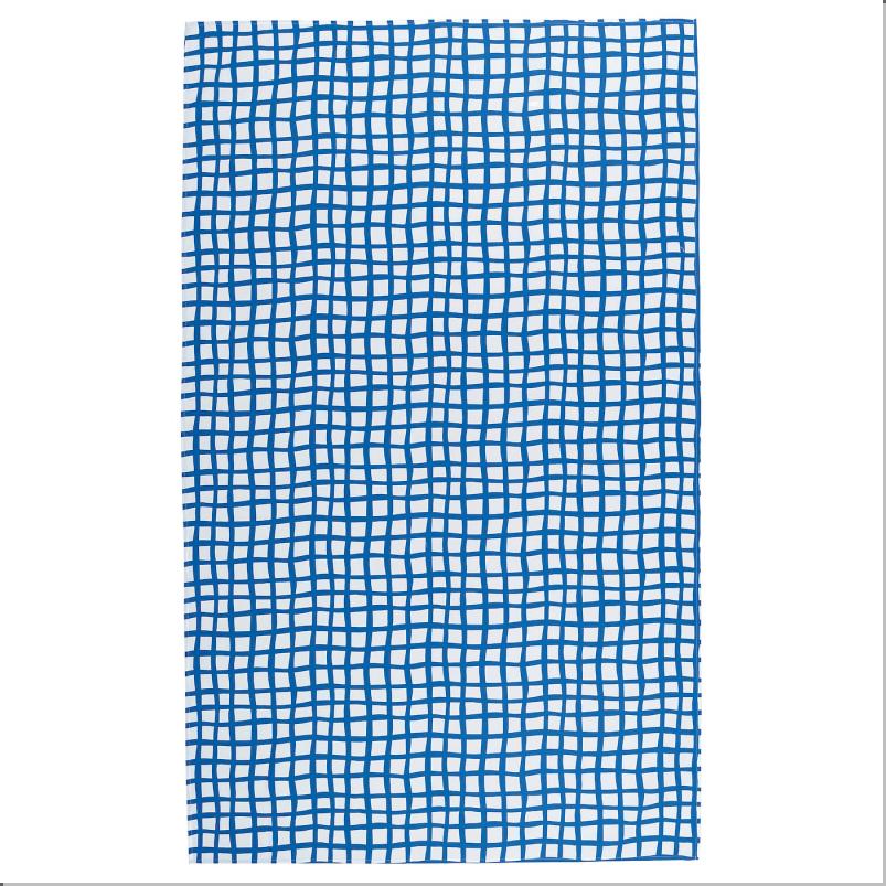 PILLERSTARR ピレルスタッル テーブルクロス - 模様入り/ブルー ホワイト 145x240 cm