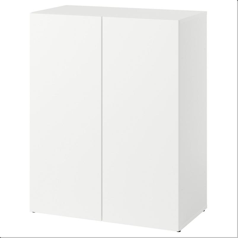 LASTARE ラスタレ フレーム ドア付き - ホワイト 80x42x100cm