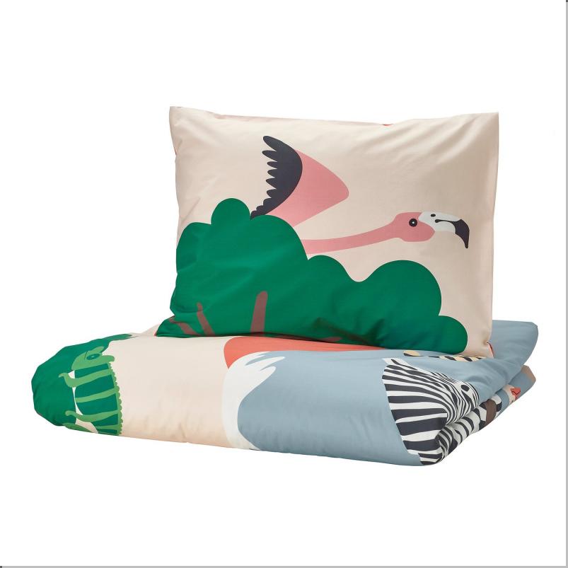 SANDLOPARE サンドローパレ 掛け布団カバー＆枕カバー - マルチカラー/サバンナ 150x200/50x60cm