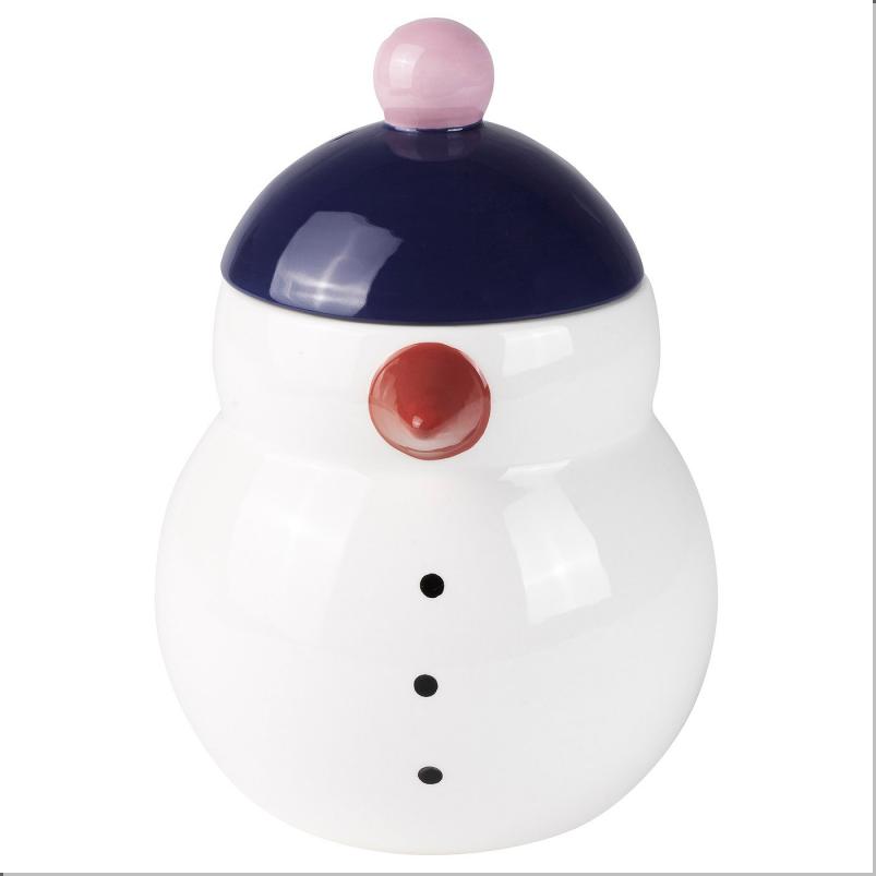 VINTERFINT ヴィンテルフィント ふた付き容器 - 雪ダルマ ホワイト 1.0L