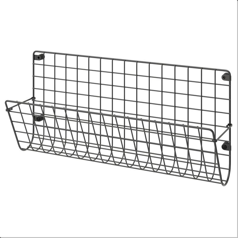 GREJIG グレイグ ウォールポケット - グレー 58x17x28cm