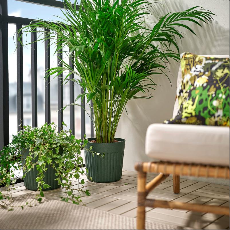 FRAKENVAXT フレーケンヴェクスト 鉢カバー - 室内/屋外用/ディープグリーン 24cm