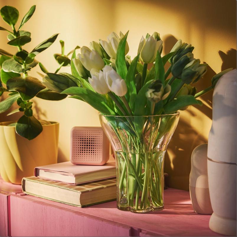 DOFTRIPS ドフトリプス 花瓶 - クリアガラス 18cm