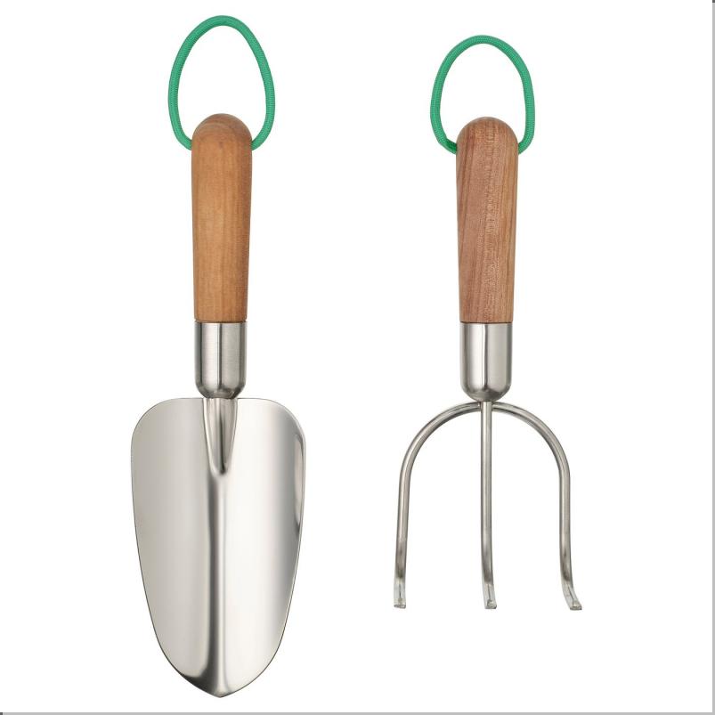 LARKAR レルカル ガーデニングセット 2点 - バーチ/ステンレススチール L