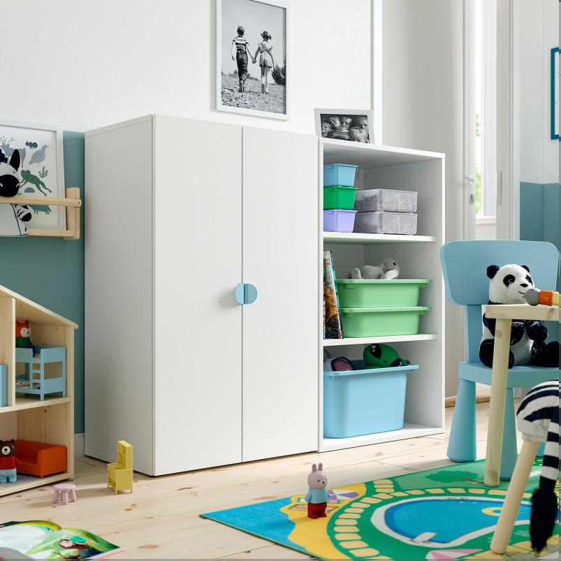 LATMASK ラトマスク 取っ手 クリップ式 - ブルー 60mm 2ピース