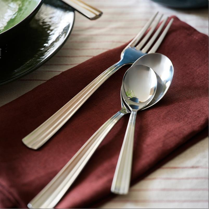 SJUGALSHAJ シューエルシャイ カトラリー24点セット - ステンレススチール