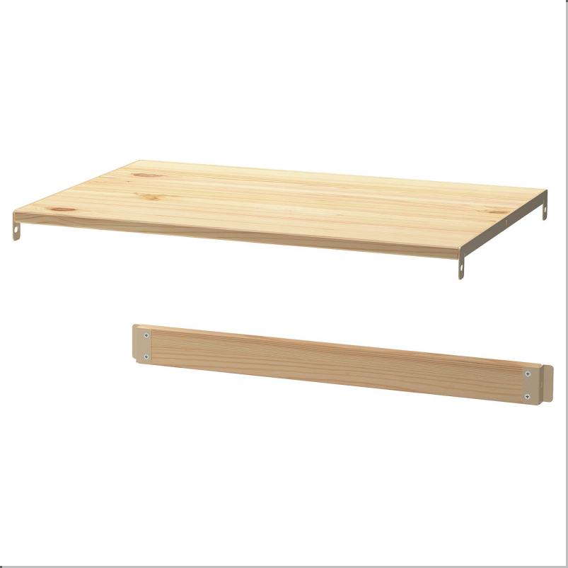 TROFAST トロファスト 天板 - ライトホワイトステインパイン 60x44cm