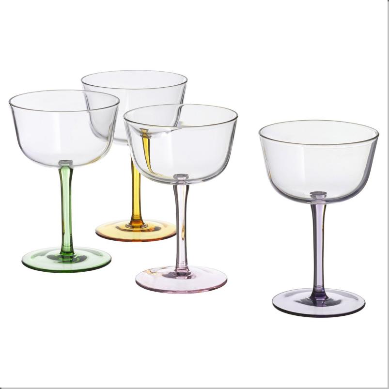 TJÄRLEK シャーレク グラス - ミックスカラー 30 cl