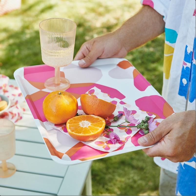 TOFSAND トフサンド 紙ナプキン - ピンク 33x33cm