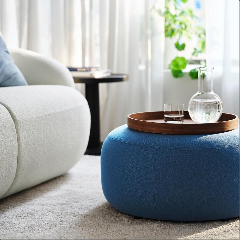 LILLESATER リレセーテル プーフ - グンナレド ダークブルー