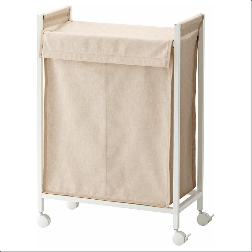 ENHET エーンヘート ランドリーバッグ キャスター付き - ホワイト 80L