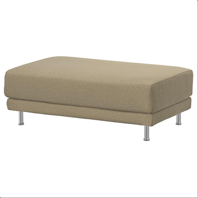 UPPAKRA ウッポークラ カバー オットマン用 - ヨハネスホブ ブラウンベージュ