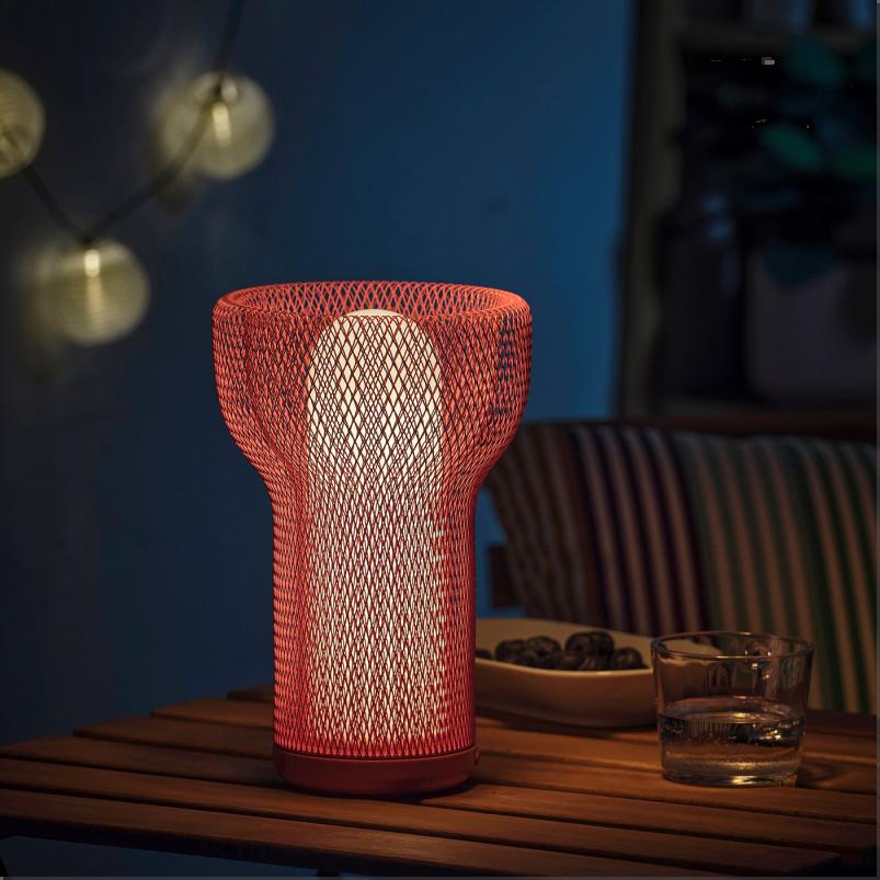 SOLVINDEN ソルヴィンデン LEDデコレーション照明 - 電池式 メッシュ/屋外用 ピンク