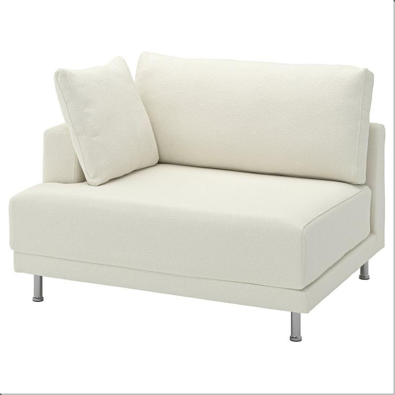 UPPAKRA ウッポークラ カバー 1.5人掛けシートモジュール用 左 - アクスヴァラ オフホワイト