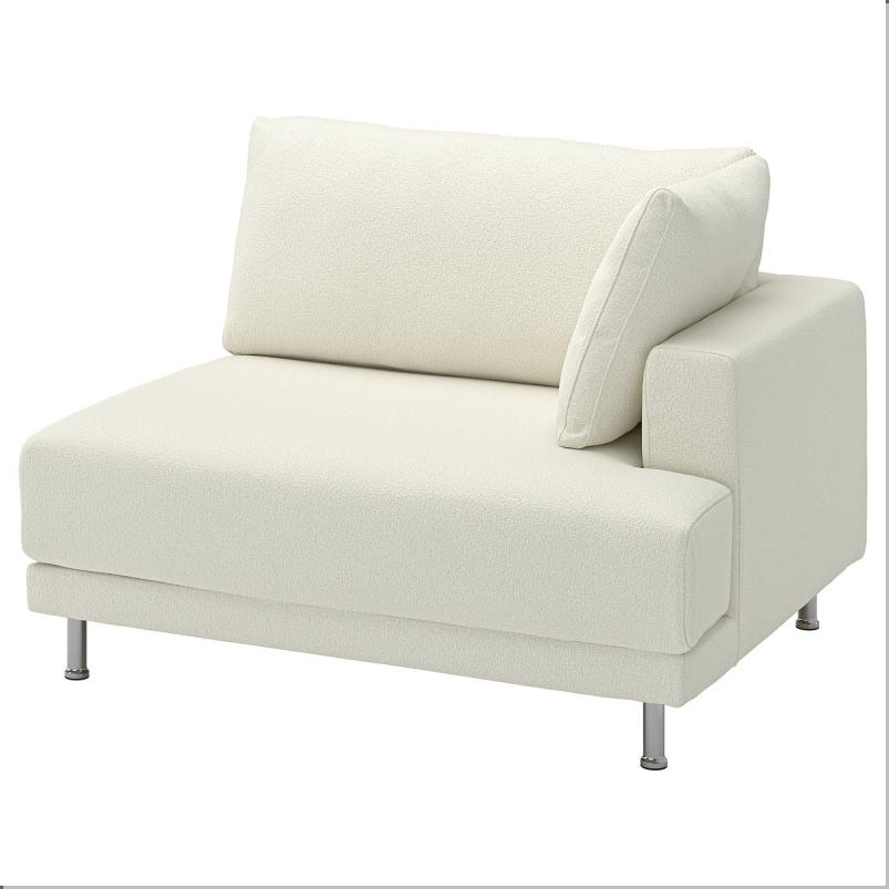 UPPAKRA ウッポークラ カバー 1.5人掛けシートモジュール用 右 - アクスヴァラ オフホワイト