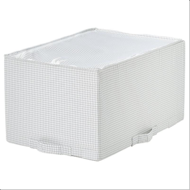 STUK ストゥーク 収納ケース - ホワイト/ブラック 34x51x28cm