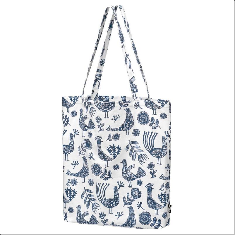 SPJUTSO スプユートソ バッグ - 鳥 ブルー