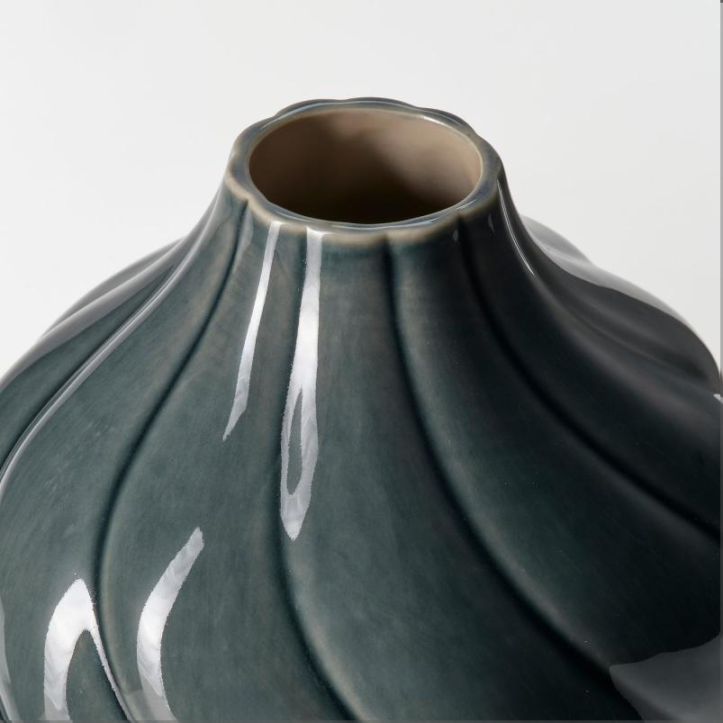 KORNSPARV コルンスパルヴ 花瓶 - グレーブルー 22cm