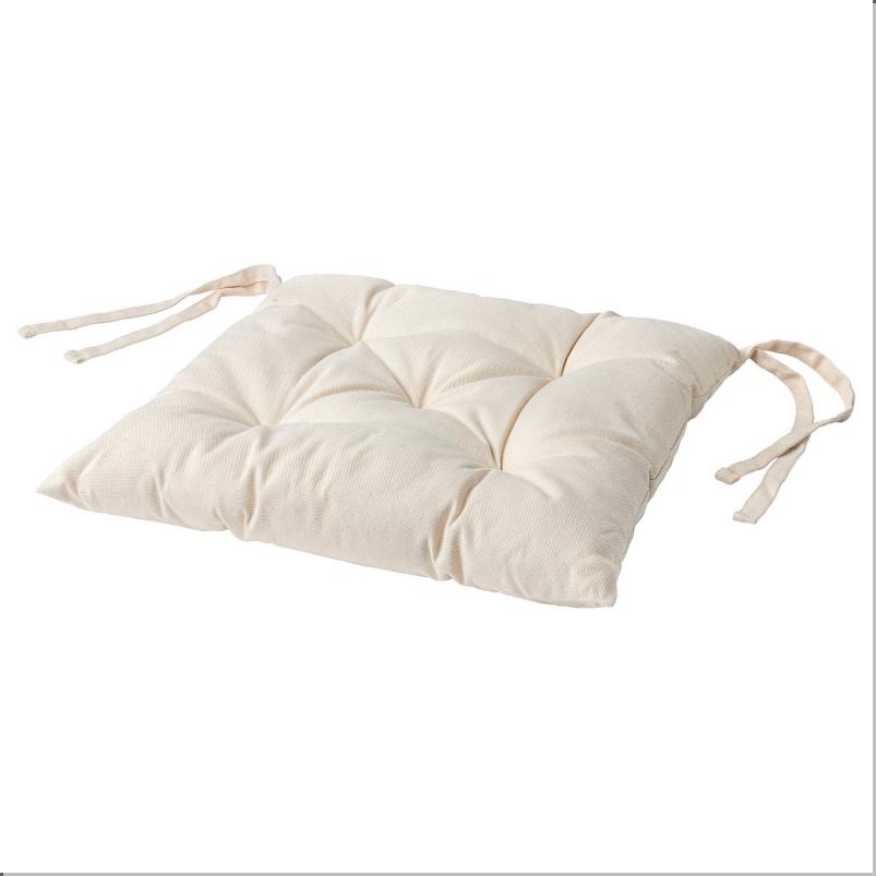 GURLI グルリ チェアパッド - 生成り 40x40x6 cm