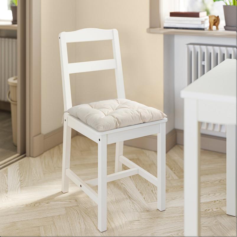 GURLI グルリ チェアパッド - 生成り 40x40x6 cm