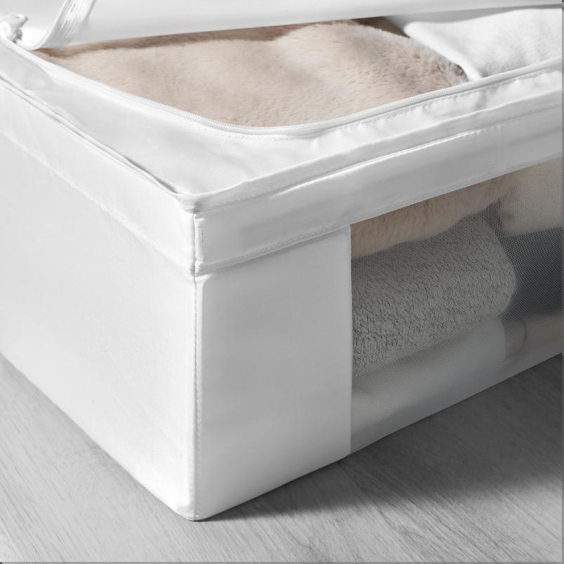 SKUBB スクッブ 収納ケース メッシュ窓付き - ホワイト 90x53x19cm