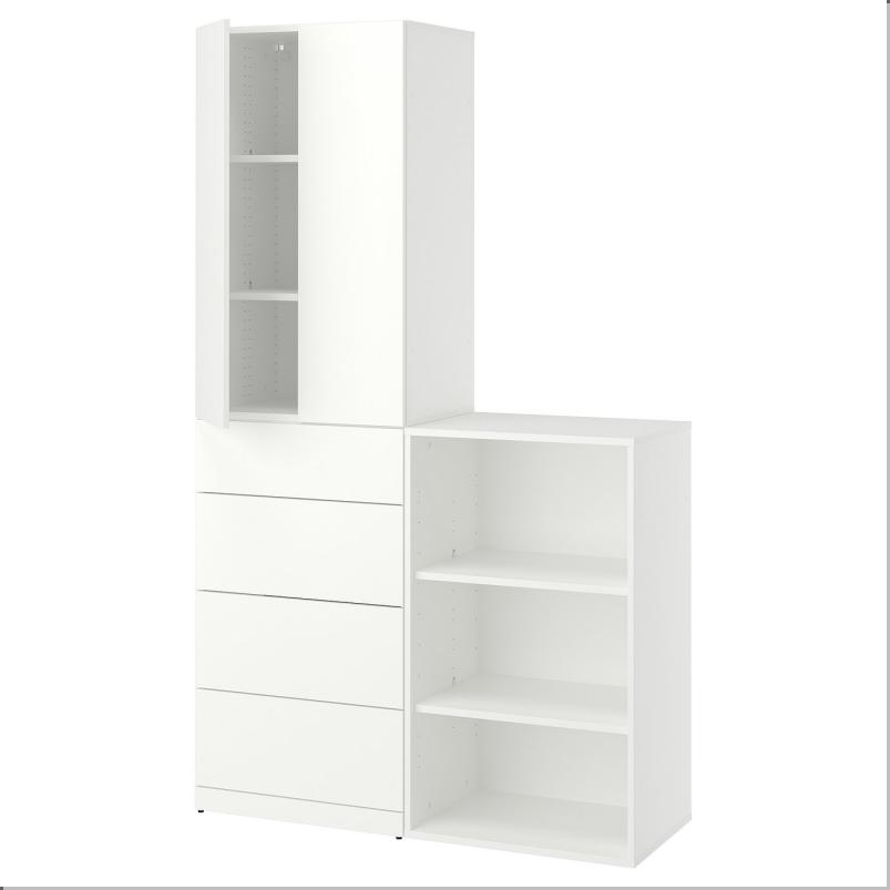 LASTARE ラスタレ 収納コンビネーション - ホワイト 120x42x200cm