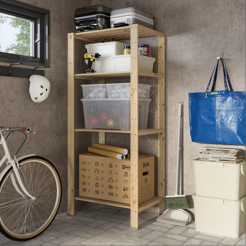 HEJNE ヘイネ 1セクション - エンドプロテクター付き/ソフトウッド 78x50x172 cm