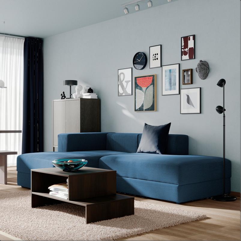 JATTEBO イェッテボ 寝椅子モジュール - サムサーラ ダークブルー