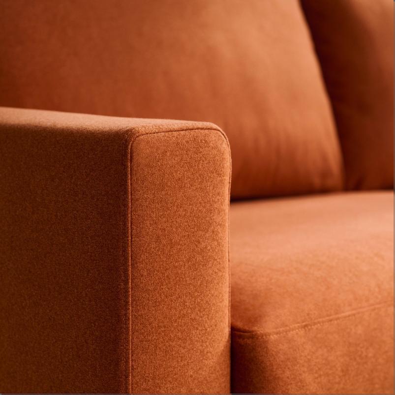 SALTSJOBADEN サルトショバーデン 3人掛けソファ - トネルード レッドブラウン