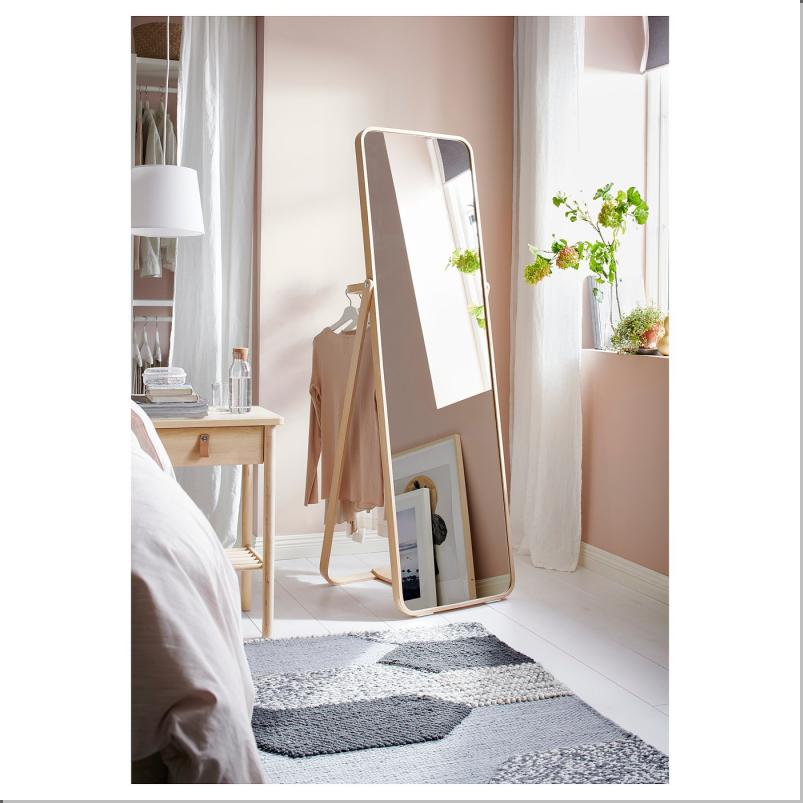 IKORNNES イコルネス スタンドミラー - アッシュ 52x167cm