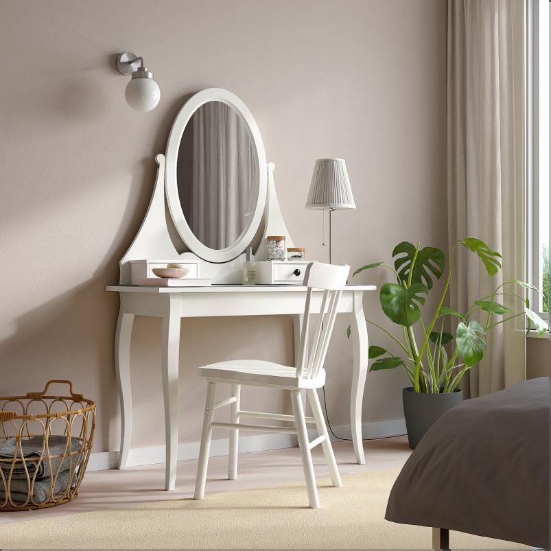 HEMNES ヘムネス ドレッサー - ホワイト 100x50cm