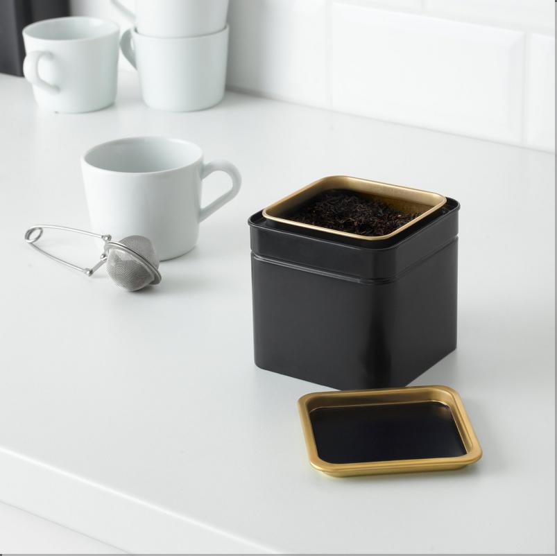 BLOMNING ブロムニング コーヒー/紅茶用の缶 10x10x10cm