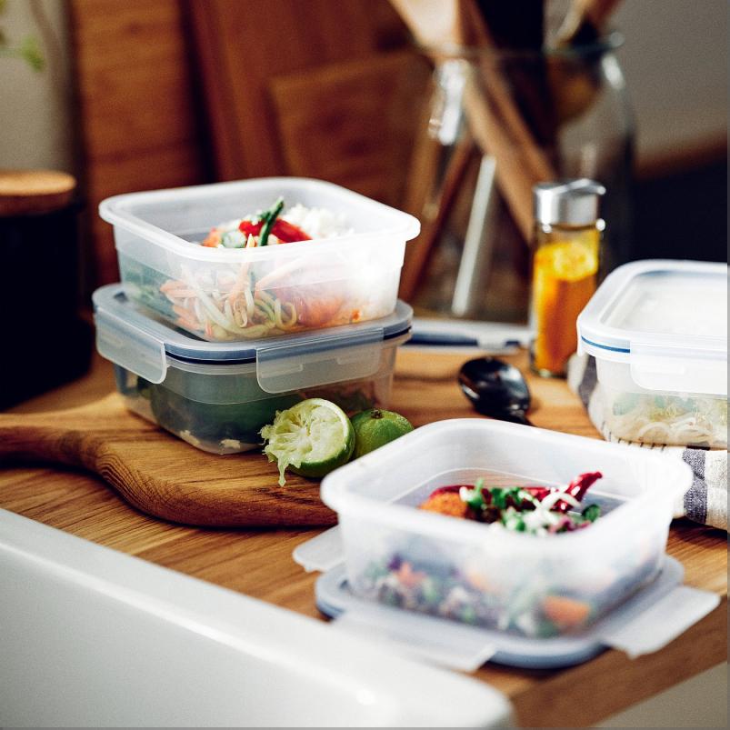 IKEA 365+ 保存容器 - 正方形/プラスチック 750ml