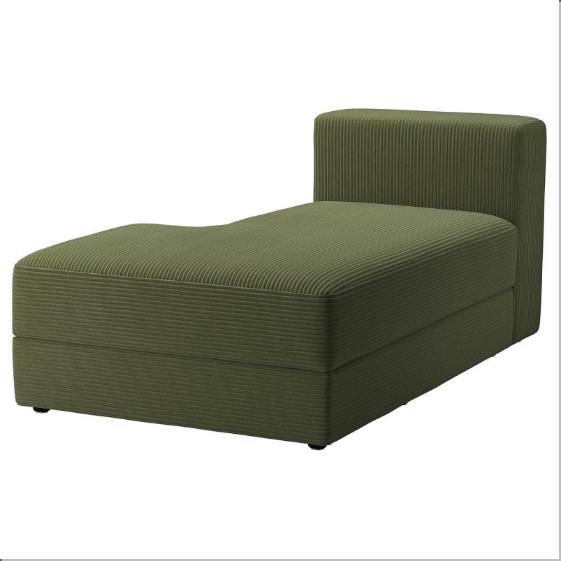 JATTEBO イェッテボ カバー 寝椅子モジュール左用 - サムサーラ ダークイエローグリーン