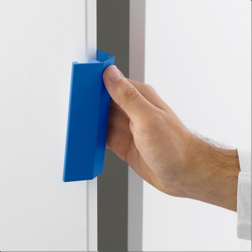 LATTHET レットヘート 取っ手 - ブルー 13cm