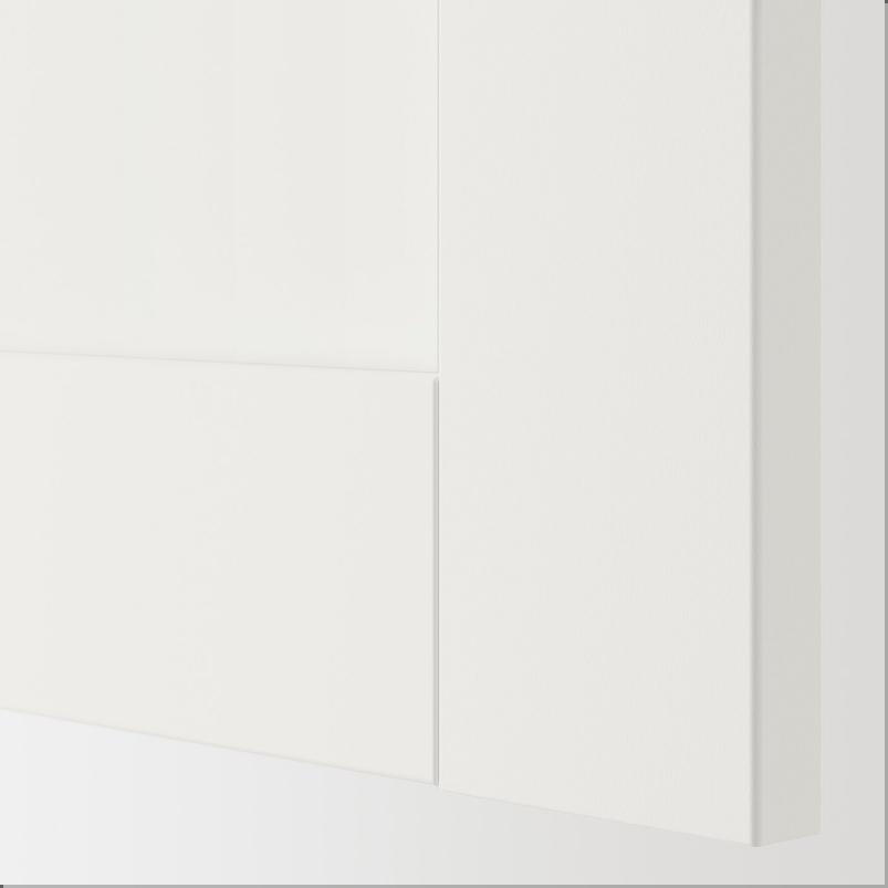 ENHET エーンヘート 扉 - ホワイト フレーム 30x60cm