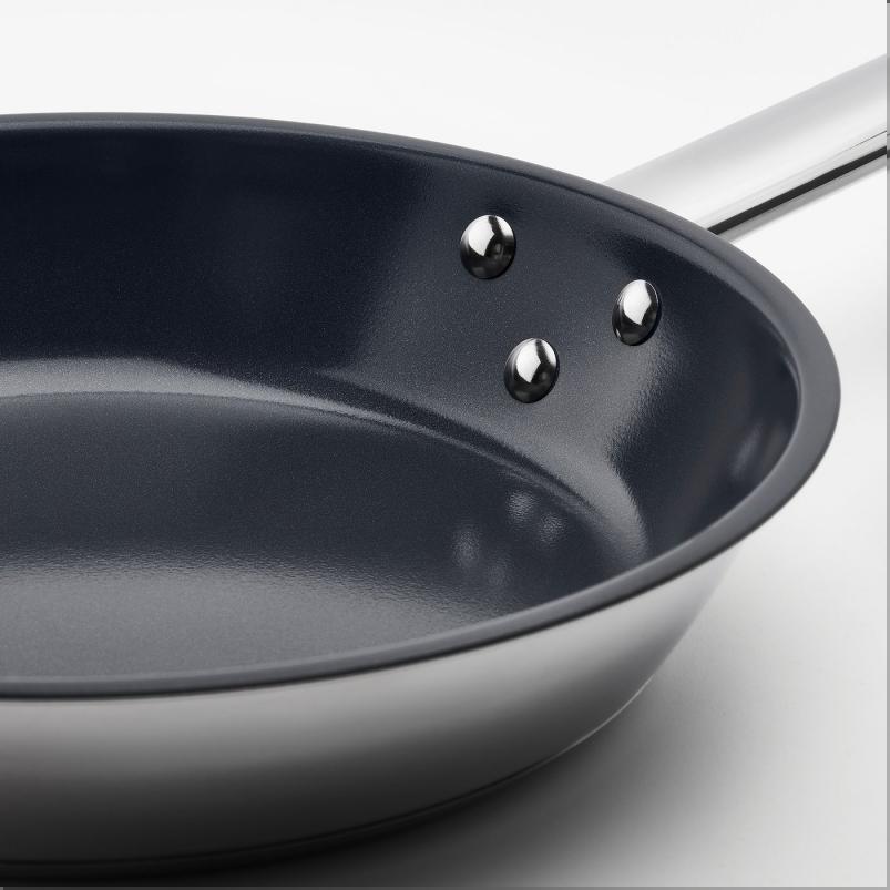 IKEA 365+ フライパン - ステンレススチール/こびりつき防止加工 24cm