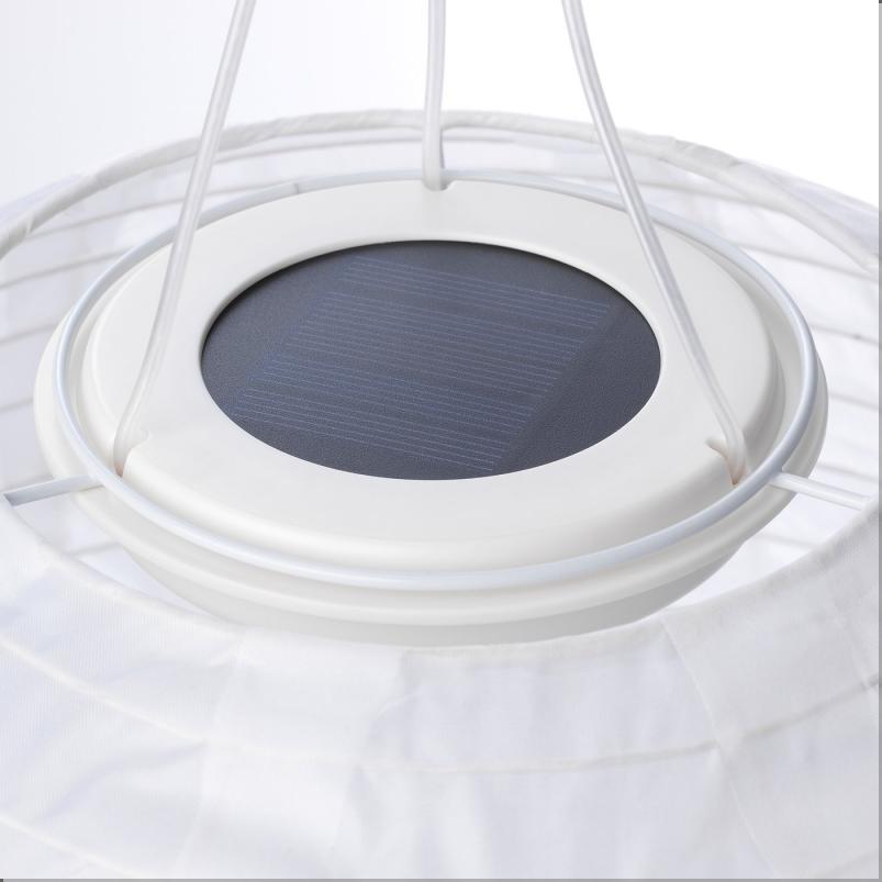 SOLVINDEN ソルヴィンデン LED太陽電池式ペンダントランプ - 屋外用/球形 ホワイト 30cm