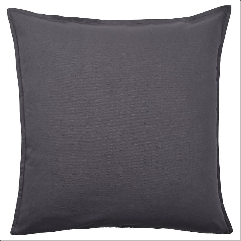 GURLI グルリ クッションカバー - ダークグレー 65x65cm