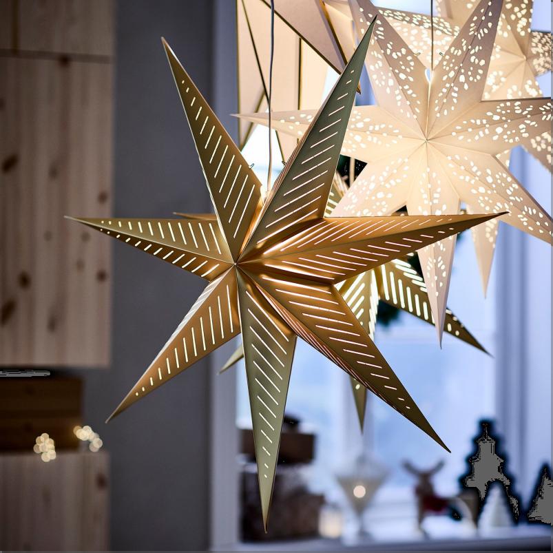 STRALA ストローラ ランプシェード - 黄銅色/ストライプ 90cm