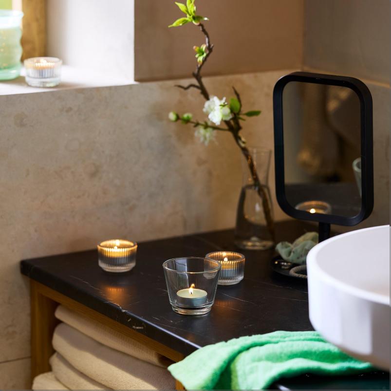 LOTSFÅGEL ロッツフォーゲル アロマティーライトキャンドル - リンゴ ライトグリーン 3.5 時間