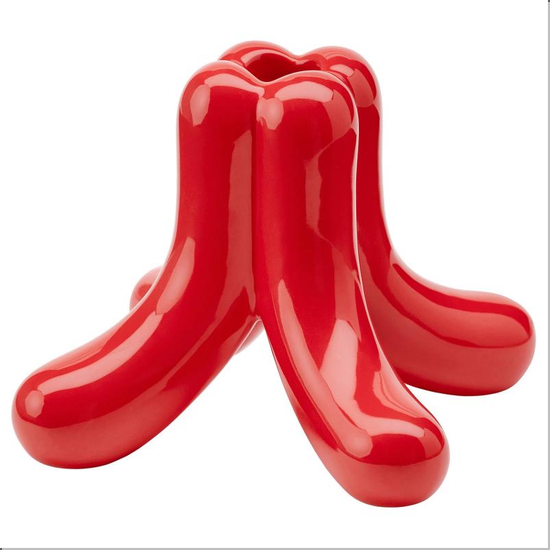 VINTERFINT ヴィンテルフィント キャンドルホルダー - レッド 11cm