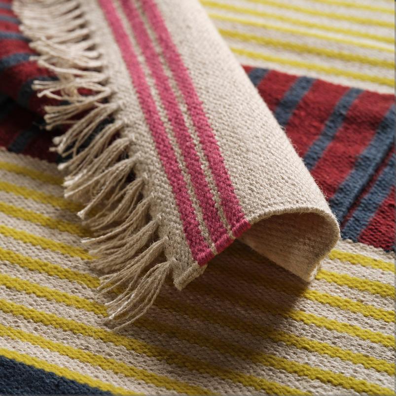 MAVINN メーヴィン ラグ 平織り - マルチカラー 60x90cm