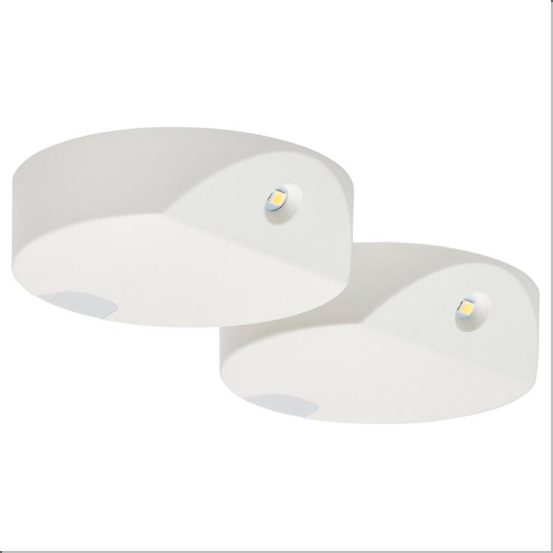 GOMPYSSLING イェムピッスリング LED照明 センサー付き - ホワイト/電池式 7cm